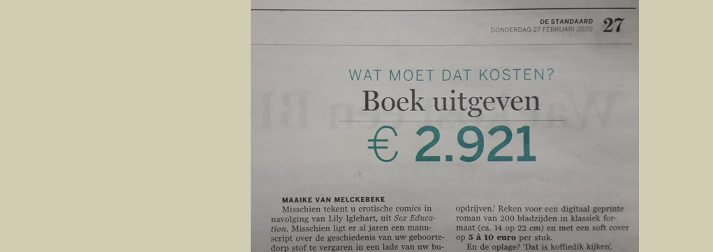 Een boek uitgeven, wat moet dat kosten?