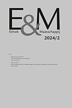 Ethiek & Maatschappij 26, 2 (2024)