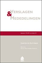 Verslagen & Mededelingen 127,2-3 - Evelien Neven & Bart Vervaeck - uitgegeven door Kantl