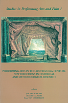 Performing arts in the Austrian 18th Century # 1